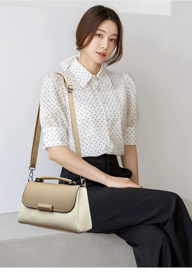New Women's Bags, High-End Niche Crossbody Bags for Autumn and Winter, Fashionable Water-Repellent Handbags, Simple and Versatile Casual Bags, Work and Commuting Bags, Shopping Bags