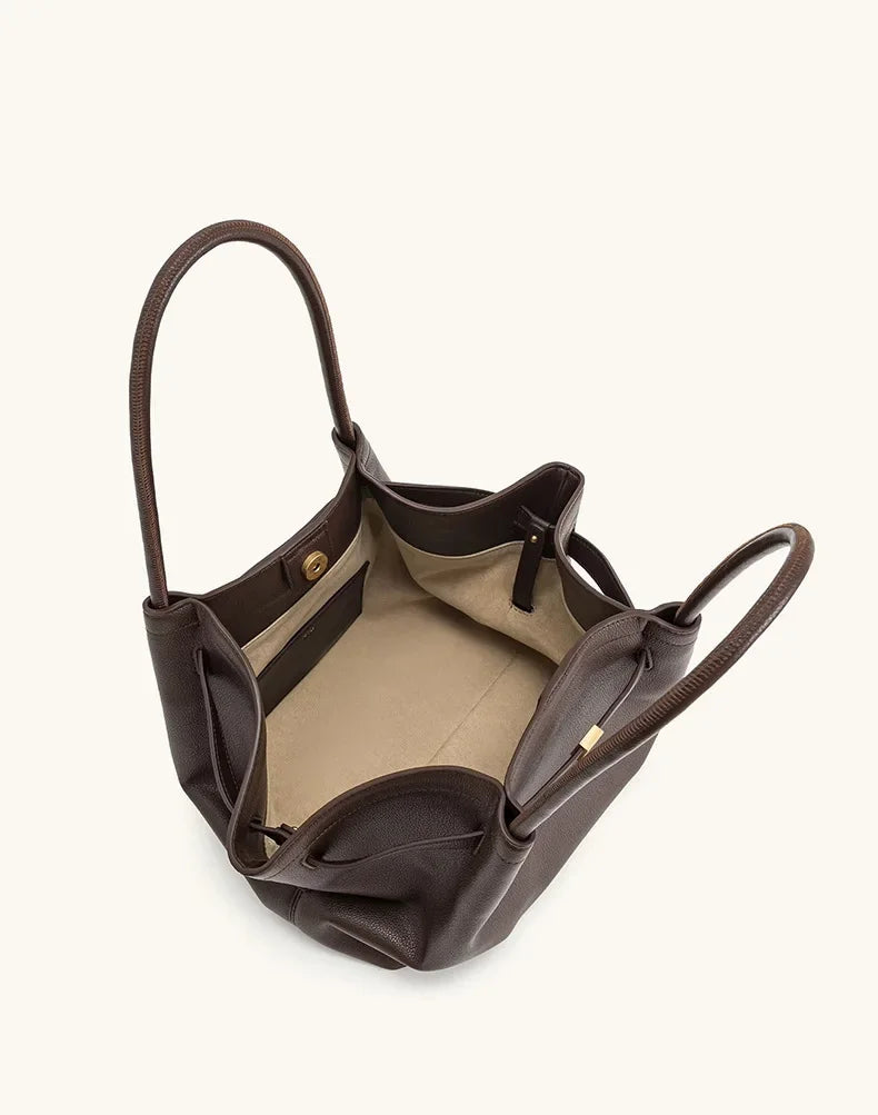 Women's Dumpling Bag Large Capacity Tote Bag Casual Shoulder Handbag 2026 New Fashion Solid Color Top-handle Bag for Work Travel