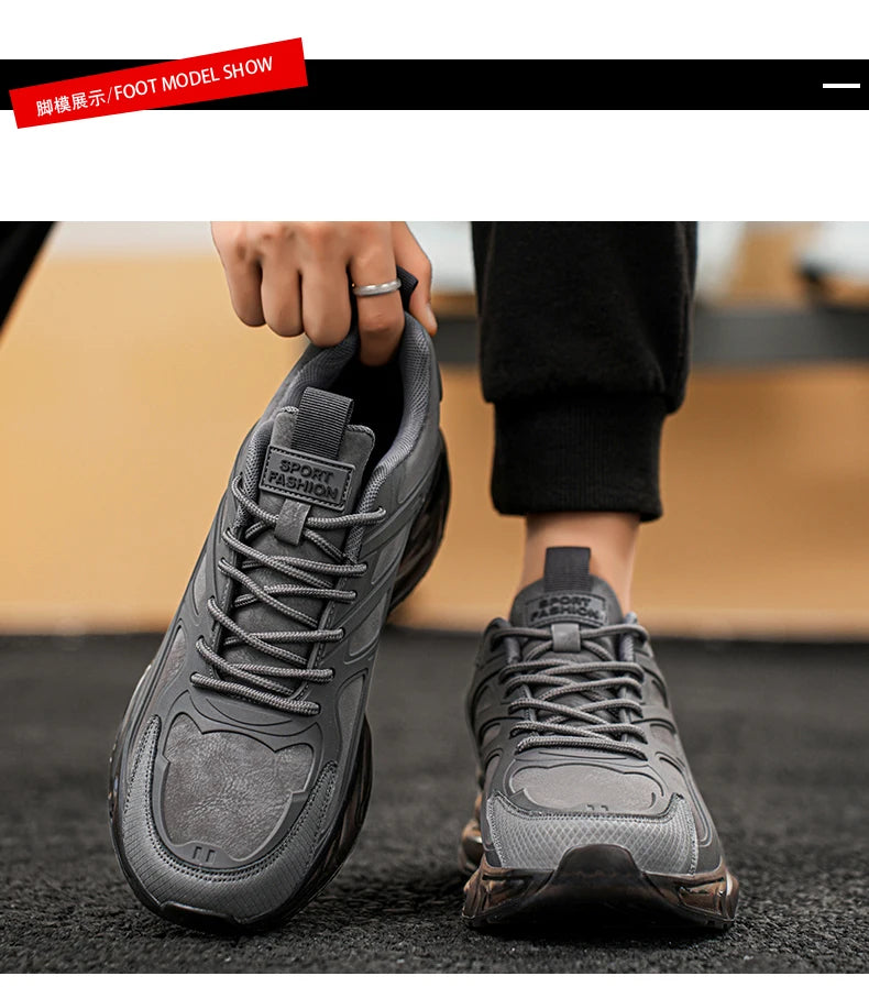 Men Shoes 2026 Casual Walk Air Cushion Marathon Breathable Lightweight Women's Comfortable Athletic Nonskid Sneakers