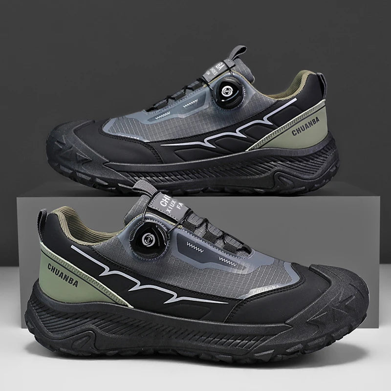 2026 new men's shoes work sports shoes fashionable casual shoes comfortable multi-functional low top shoes outdoor hiking shoes
