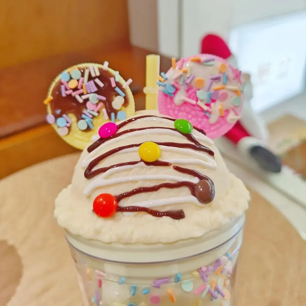 450ml Cute Water Bottle for Girls with Sequins BPA FREE Double Wall Tumbler with Straw Reusable Smoothie Cup Drinkware Xmas Gift