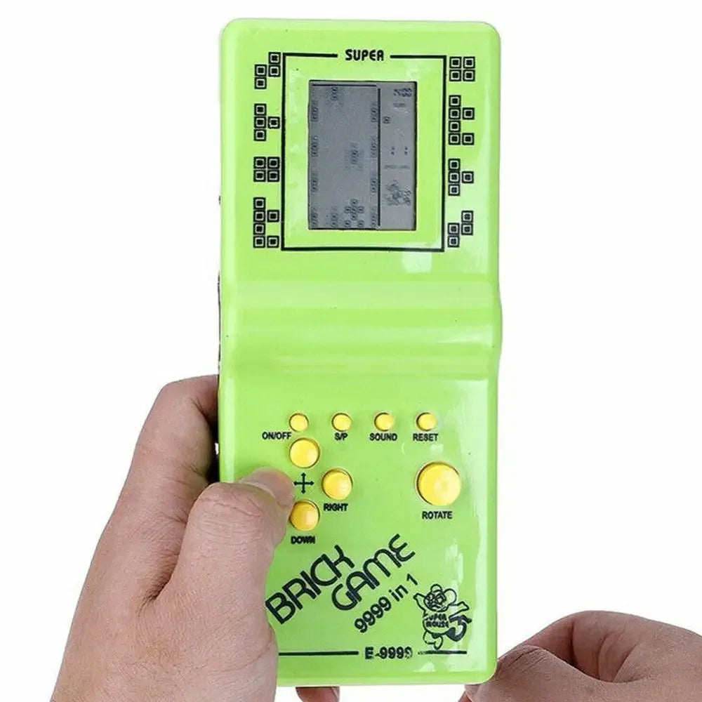 Classic Handheld Game Machine Brick Game Kids Games Machine Toy With Game Music Playback