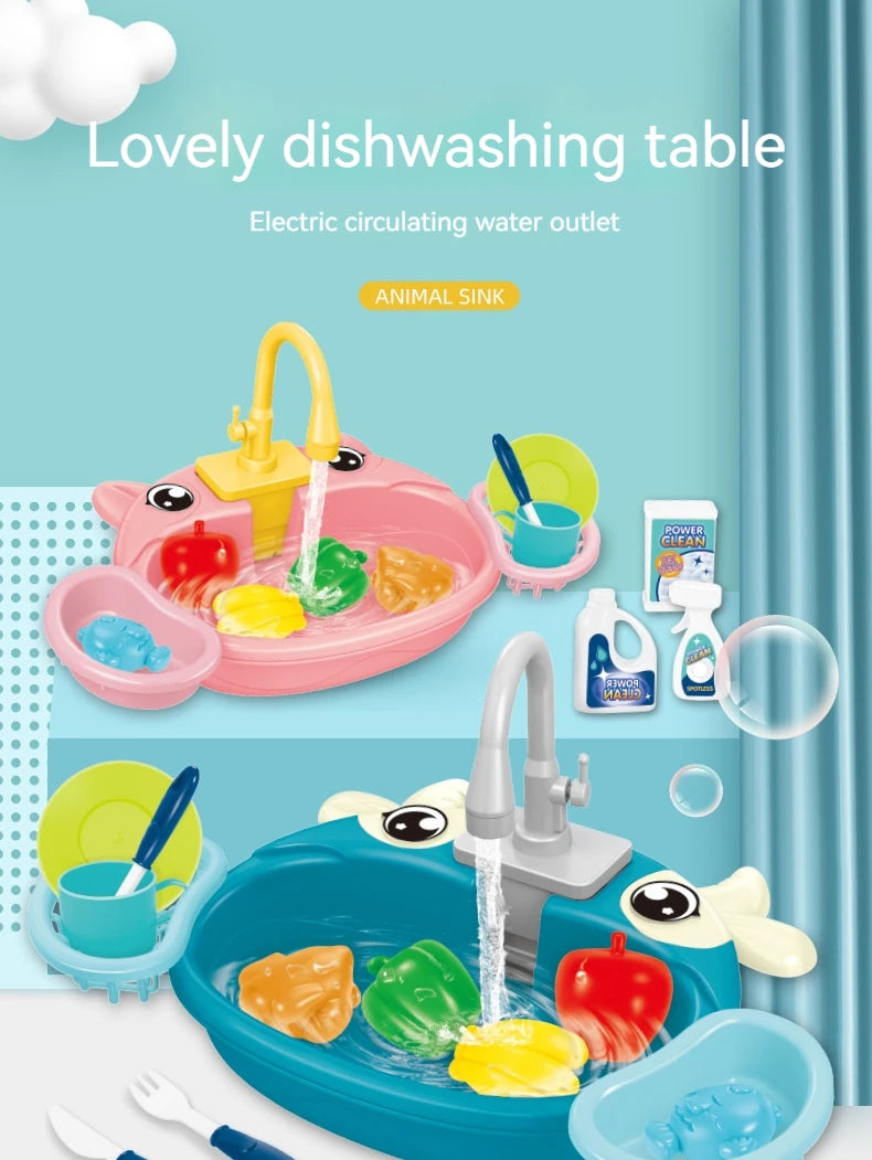 √Choice Play House Toys Pretend Play Children's Kitchen Wash Basin Sink Kids Kitchen Set Toy For Boys Girls Kids Gifts