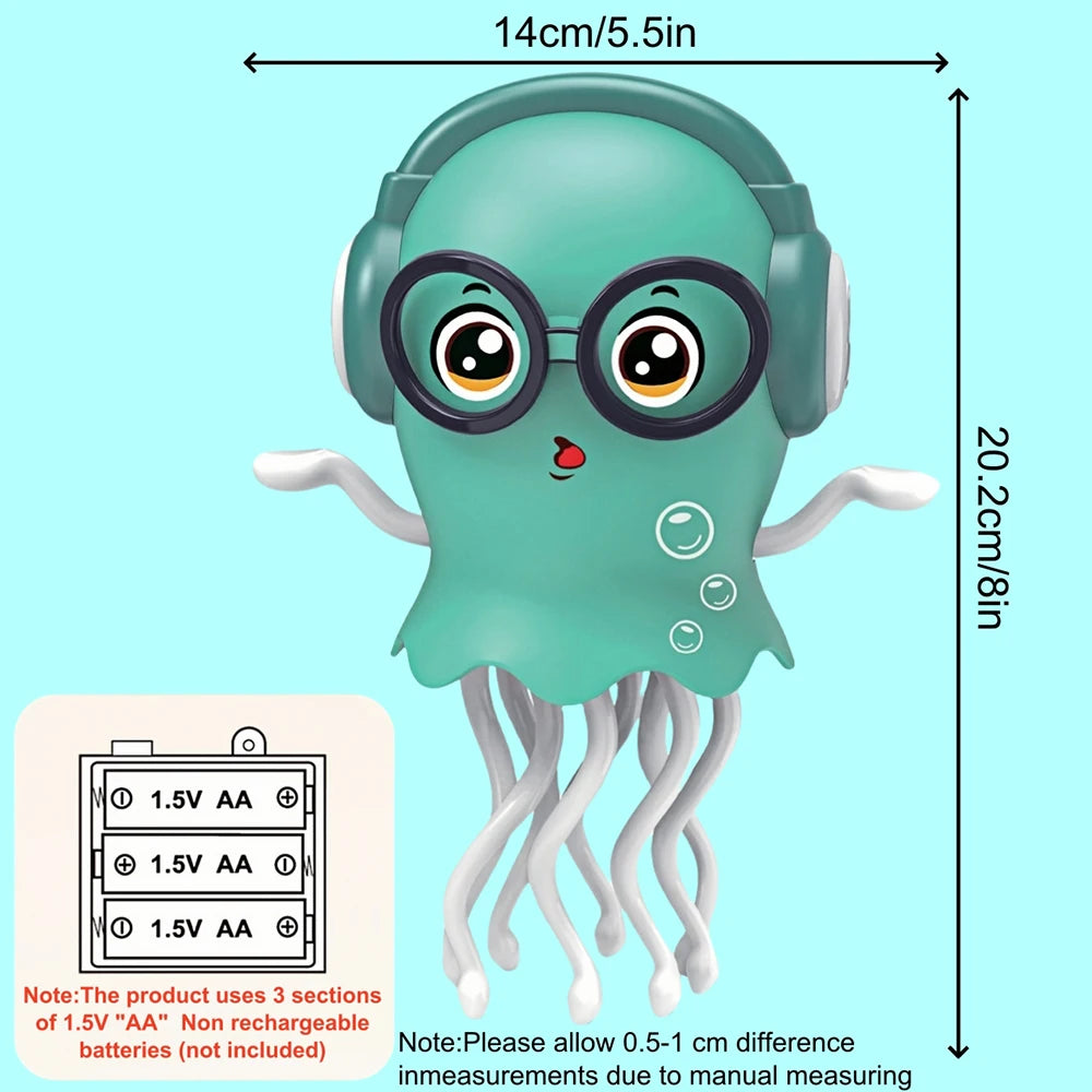 Magical Dancing Octopus Interactive Electric Octopus Toy Dancing with Music Lights Electronic Pet Stress Relief Gift Home Decor