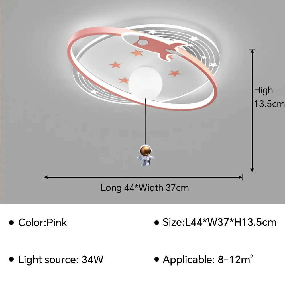 Modern cartoon LED lights children's rooms ceiling lights bedrooms study rooms creative home decoration indoor lighting fixtures