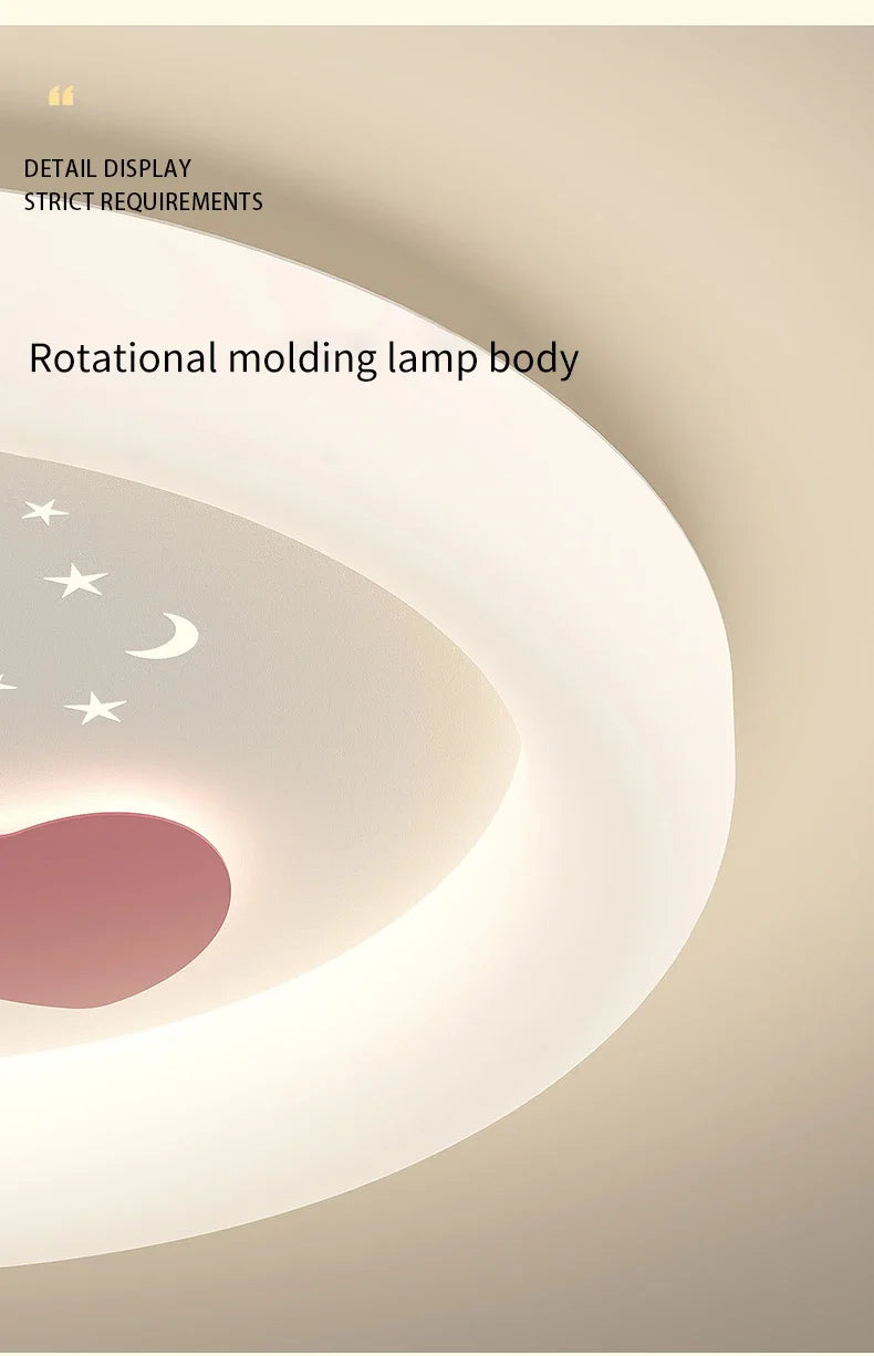 Modern Rocket Cloud Ceiling Lights Boys and Girls Bedroom Decor Light LED Warm Romantic Nursery Children's Room Ceiling Lamps