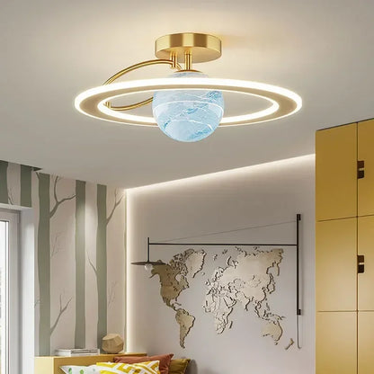Modern LED crown star Ceiling Lamp for Child Bedroom, Living, Restaurant ,Study, Home Decoration, Indoor Lighting Fixture