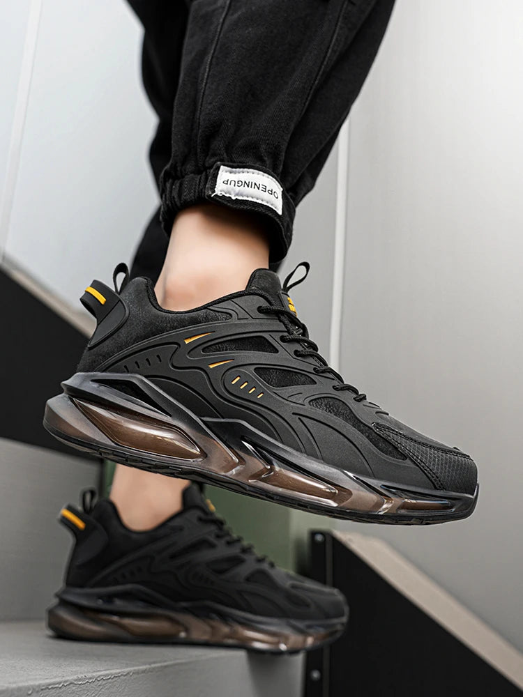 Men Shoes 2026 Casual Walk Air Cushion Marathon Breathable Lightweight Women's Comfortable Athletic Nonskid Sneakers