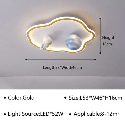 LED moon Astronaut Light Fantastic Eye Care living room bedroom girl lamp  Princess light