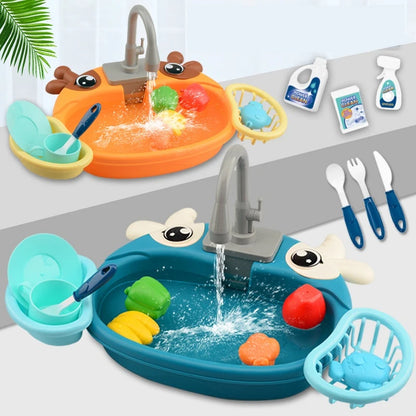 √Choice Play House Toys Pretend Play Children's Kitchen Wash Basin Sink Kids Kitchen Set Toy For Boys Girls Kids Gifts