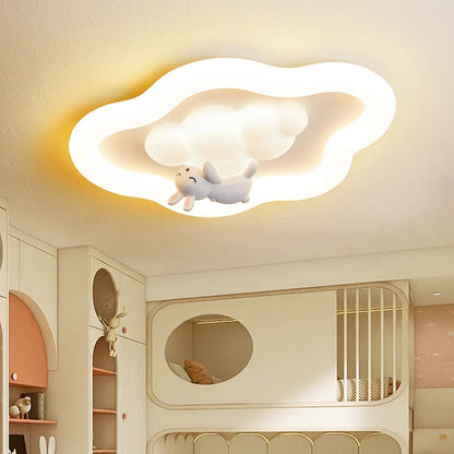 Cloud Light LED Children's Room Baby Room Ceiling Lights Modern Cream Style Nursery Decor Bedroom Cloud Ceiling Lamps