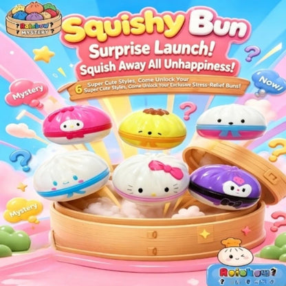 Stress-relieving-toys Squishy Fake Baozi Fun Pinch Uncompressed Fidget Toys Popular Children Favor Gift