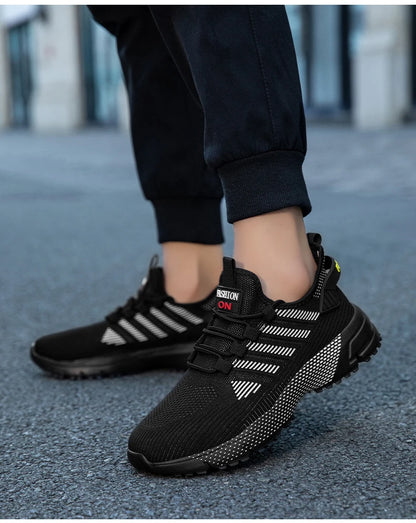 Men's Sneakers Running Shoes for Men Lightweight High Quality Mens Shoes Casual Sneaker Lace-Up Summer Sports Tennis Shoe