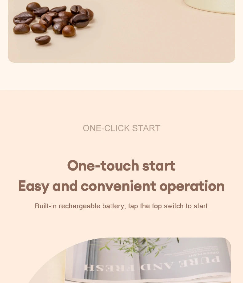 400ml Electric Automatic Self Stirring Cup Self Mixing Coffee Mug Glass Waterproof Protein Powder Stirrers for Home Office