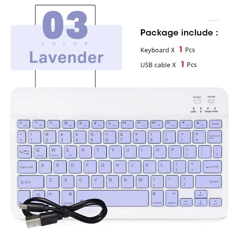 2026 New Slim Lightweight Ergonomic Bluetooth Keyboard, Compact Silent Wireless Keyboard for Windows iOS Android Devices Office