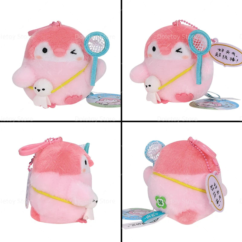 22 Styles Cute Penguin Plush Key Ring Tourist Hat Penguin Keychain For Girls Gifts Creative School Bag Keychain
