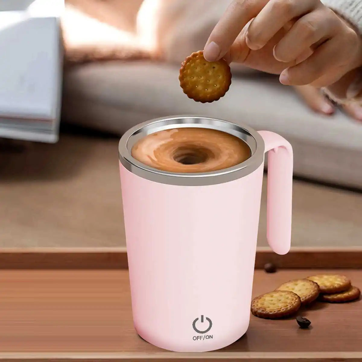 USB Charging Mixing Cup Household Portable Electric Soybean Milk Milkshake Cup Transparent Water Cup Coffee Cup Office Mug