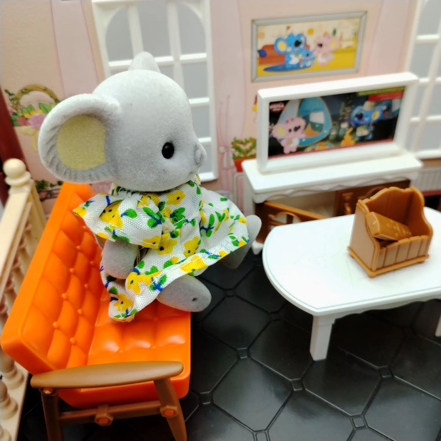 Mini supermarket shopping games dollhouse furniture accessories Intellectual education toys for kid family interaction toys