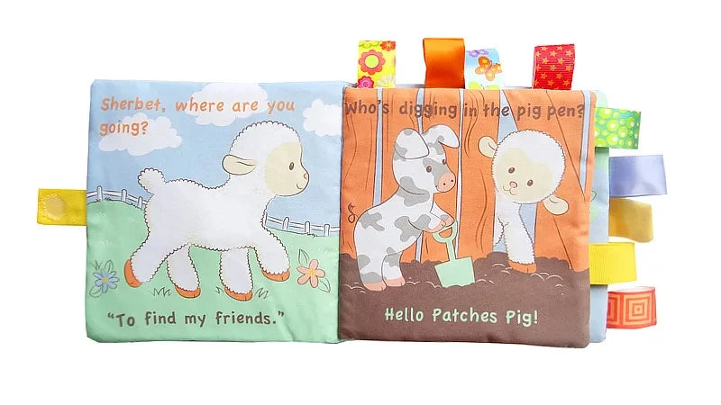 Baby Cloth Book Toys Animals Soft Learning Educational Toys For Babies Development montessori Sensory Books Baby Toys 0 12 Month