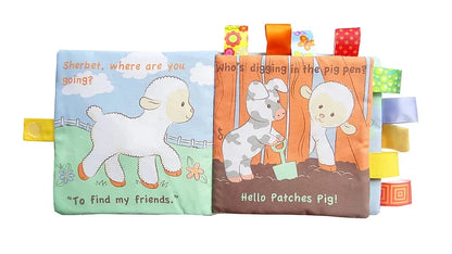 Baby Cloth Book Toys Animals Soft Learning Educational Toys For Babies Development montessori Sensory Books Baby Toys 0 12 Month