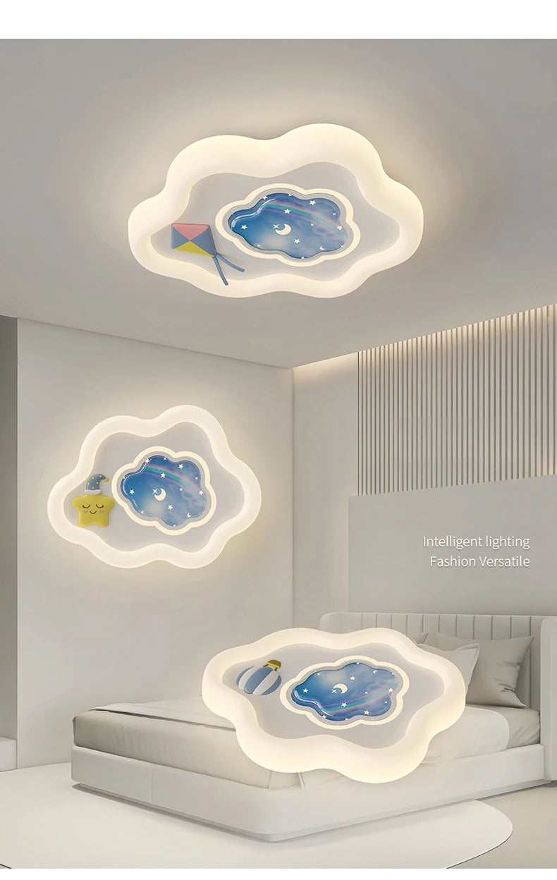 New DesignCloud Ceiling Light Led Chandelier for Children Bedroom Living Room Dining Room Learning Creative Decorative Lighting