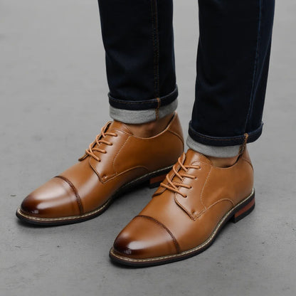 Mens Dress Shoes Stylish Gentleman'S Comfortable Business Wedding Shoes