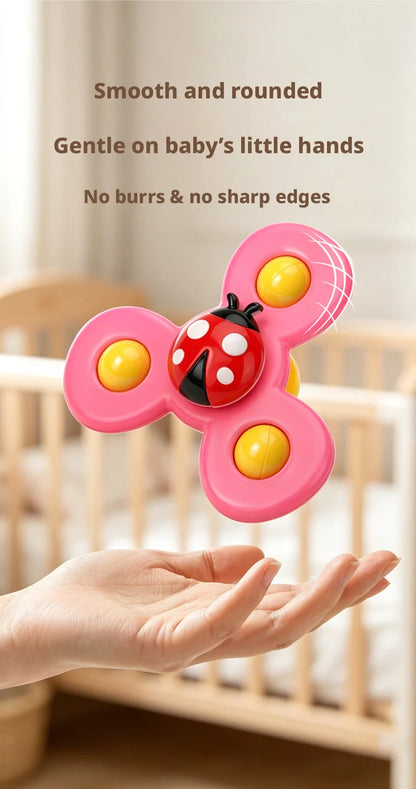 New Kids Bath Toys, Funny Bath, Car, Vacuum Sucker Toys, Rotate Cartoon Bells, Educational Toys For Kids, Gift