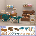 Mini supermarket shopping games dollhouse furniture accessories Intellectual education toys for kid family interaction toys