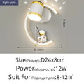 Wall Led Lights Modern Minimalist Astronaut Bedroom Bedside Sconce Lamps for Room Children's Home-appliance