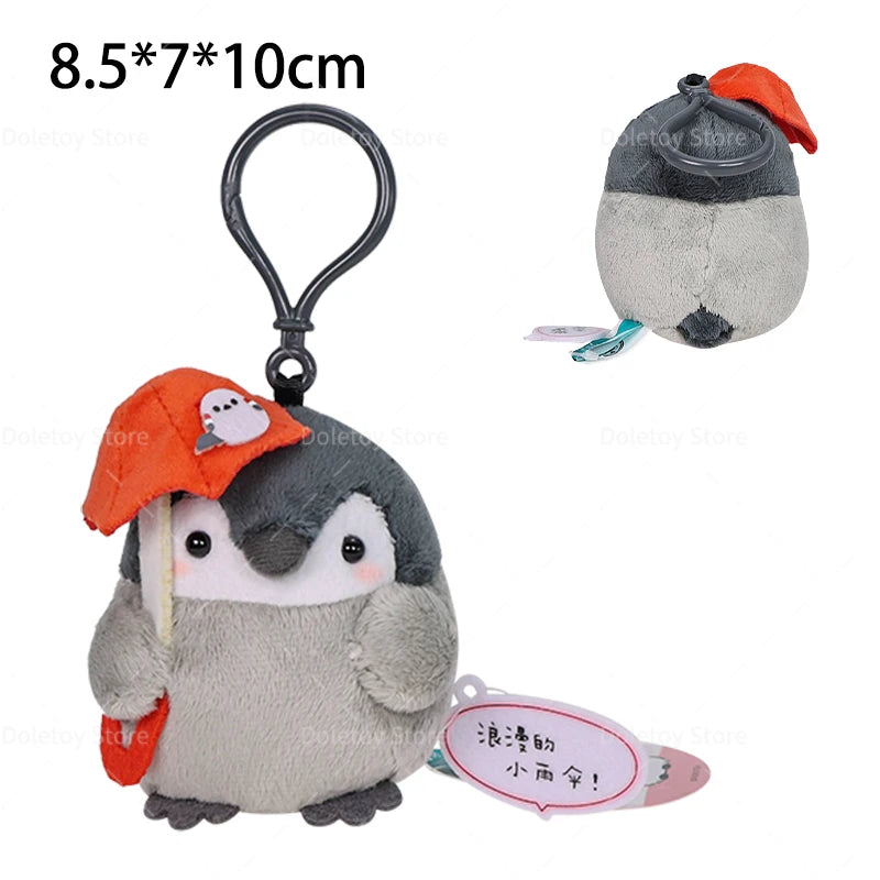 22 Styles Cute Penguin Plush Key Ring Tourist Hat Penguin Keychain For Girls Gifts Creative School Bag Keychain