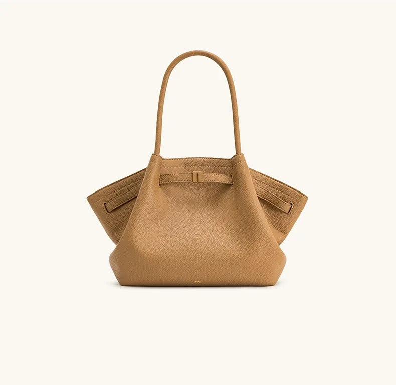 Women's Dumpling Bag Large Capacity Tote Bag Casual Shoulder Handbag 2026 New Fashion Solid Color Top-handle Bag for Work Travel