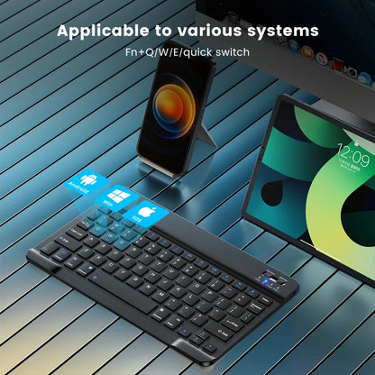 2026 New Slim Lightweight Ergonomic Bluetooth Keyboard, Compact Silent Wireless Keyboard for Windows iOS Android Devices Office
