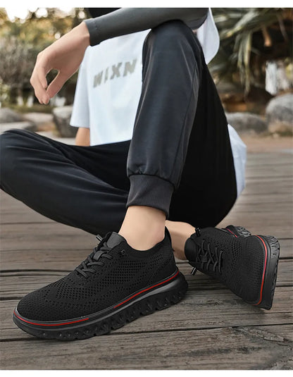 Men Sneakers New Men Mesh Casual Shoes Fashion Lightweight Breathable Soft Soled Shoes Summer Outdoor Sports Fitness Large Size