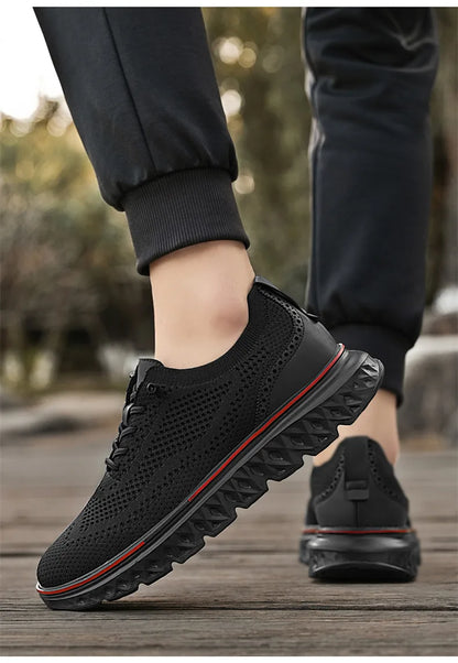 Men Sneakers New Men Mesh Casual Shoes Fashion Lightweight Breathable Soft Soled Shoes Summer Outdoor Sports Fitness Large Size