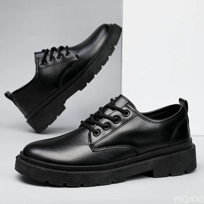 Men Business Shoes Spring Autumn New Formal Leather Shoes Casual Fashion Sports Shoes Social Elegance Trendy Flat Shoes