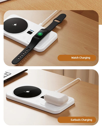 2 in 1 Coffee Mug Warmer Wireless Charger Multi-functional Cup Heating Pad 3 Gear Temperature Warmer Coaster For Milk Tea Water