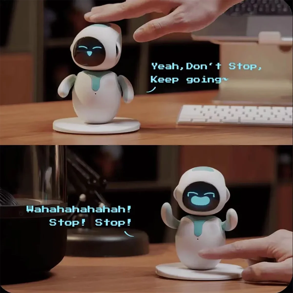 Electronic Toy Robot Smart AI Desktop Pet Emotional Intelligent Companion Touch Intractive Toys Adult Robots Fun Gifts