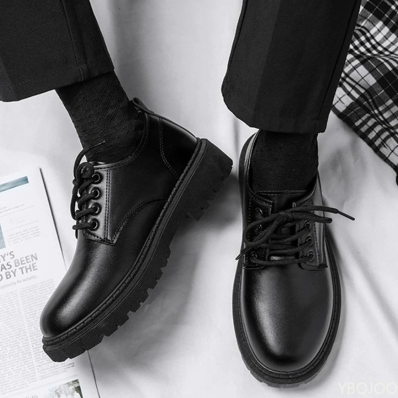 Men Business Shoes Spring Autumn New Formal Leather Shoes Casual Fashion Sports Shoes Social Elegance Trendy Flat Shoes