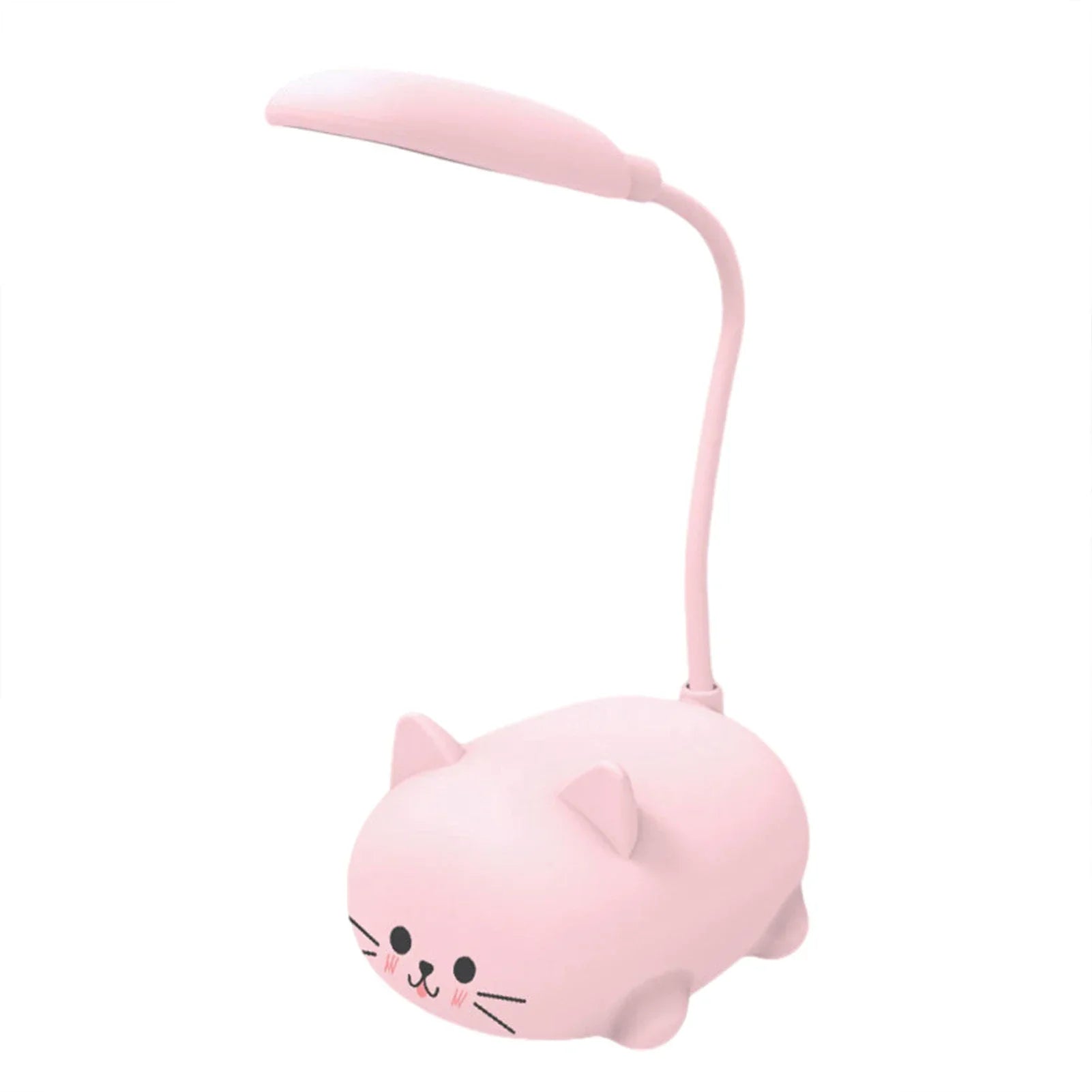 Mini cat Usb Recharge Battery Led Table Night Light Child Eye Protection Warm White Desk Lamp