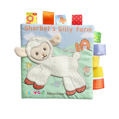 Baby Cloth Book Toys Animals Soft Learning Educational Toys For Babies Development montessori Sensory Books Baby Toys 0 12 Month