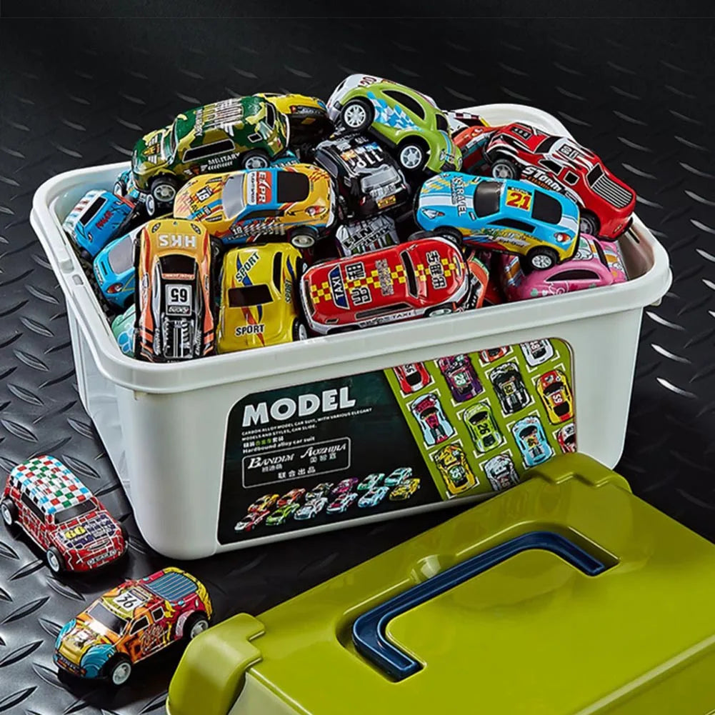 Toy Car Alloy Car Children Boy Baby Pull Back Car Gift Educational Set Mini Model Diecast Cars Kit Toys for Boys Birthday Gifts