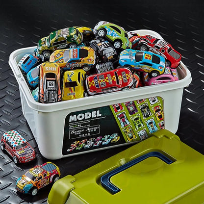 Toy Car Alloy Car Children Boy Baby Pull Back Car Gift Educational Set Mini Model Diecast Cars Kit Toys for Boys Birthday Gifts