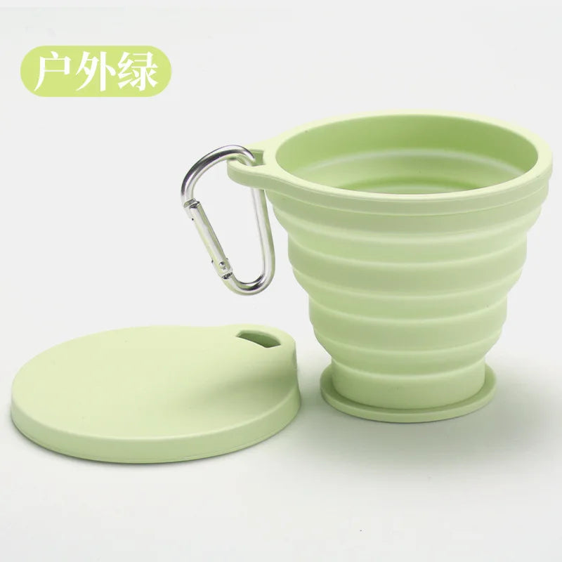 Folding Water Cup Heat-resistant Travel Portable Mouthwash Cup Hotel Toiletries Set Compressed Cup