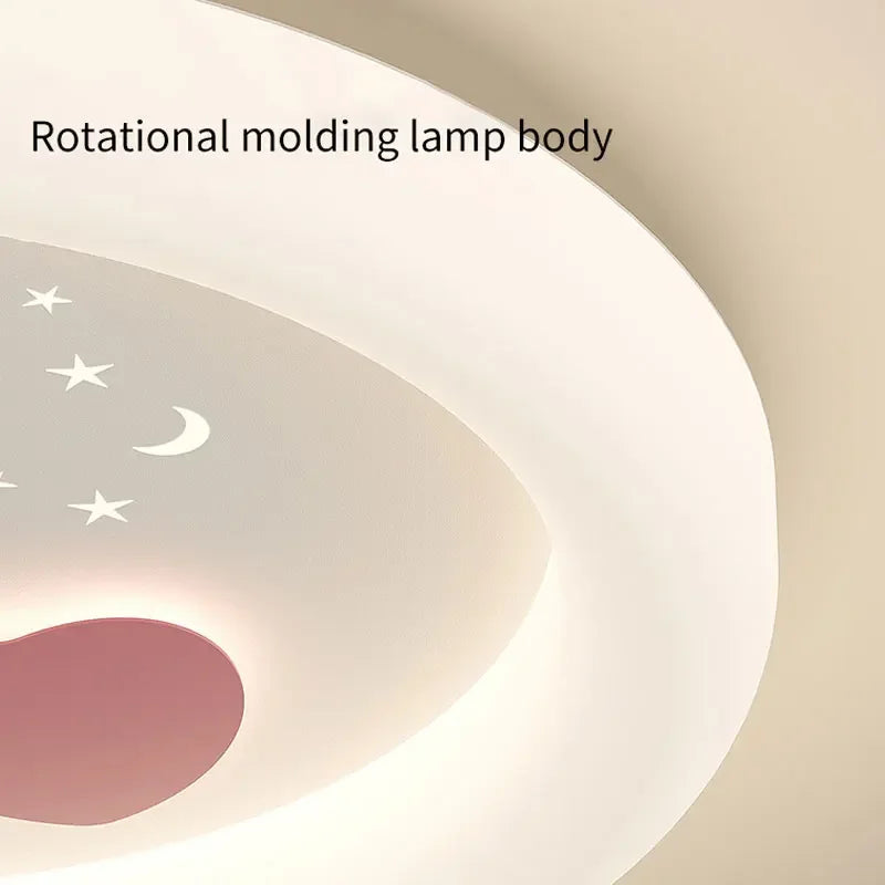 Modern Rocket Cloud Ceiling Lights Boys and Girls Bedroom Decor Light LED Warm Romantic Nursery Children's Room Ceiling Lamps