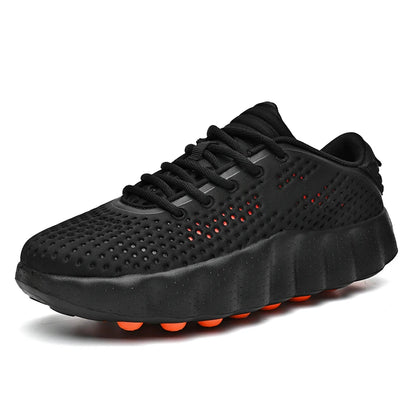 Brand Men Casual Shoes Thick Sole Soft Fashion Sneakers Summer Breathable Male Walking Shoes