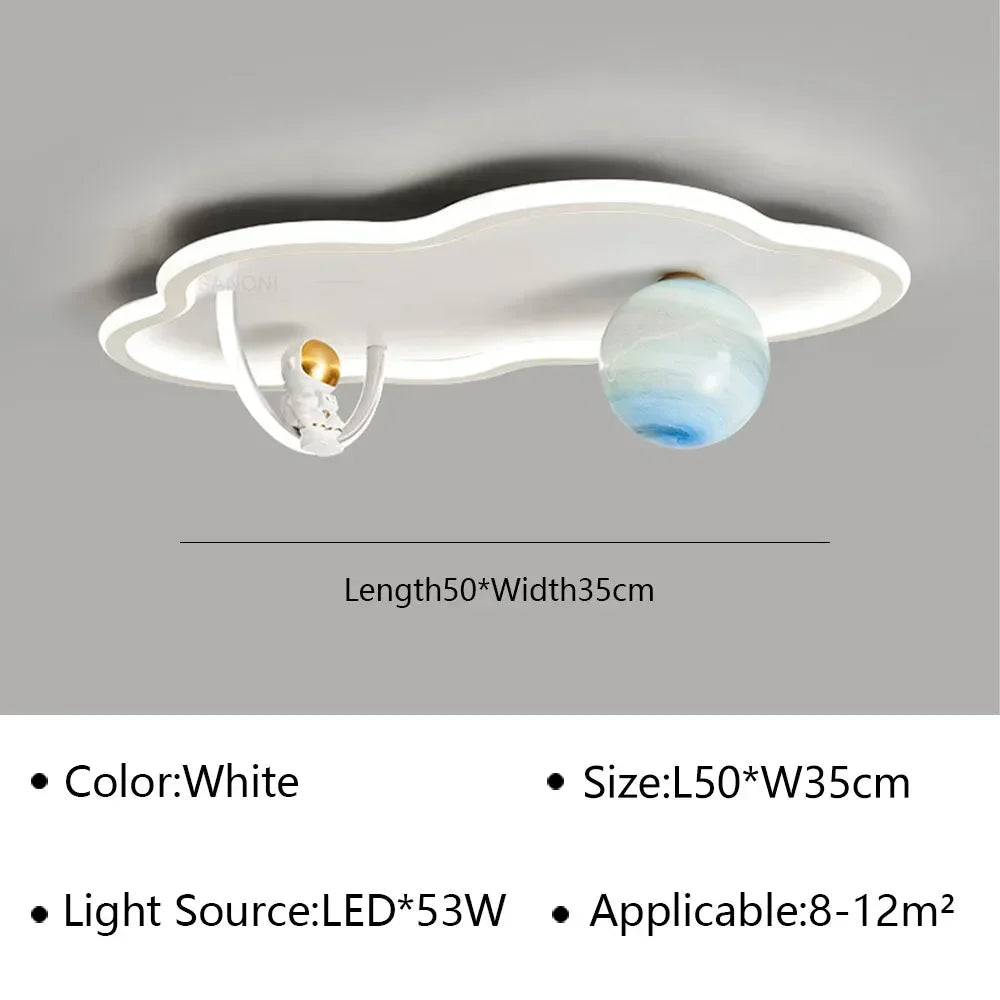 LED moon Astronaut Light Fantastic Eye Care living room bedroom girl lamp  Princess light