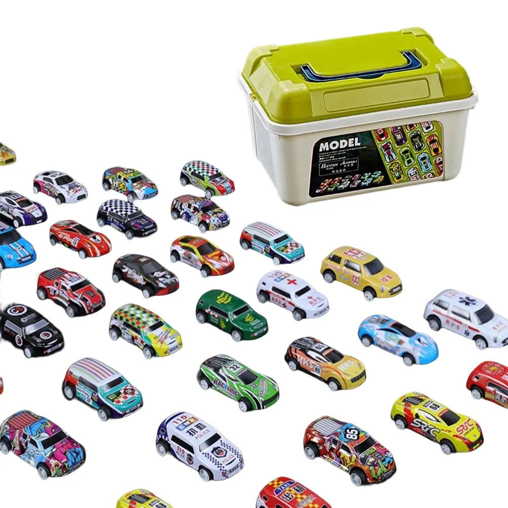 Toy Car Alloy Car Children Boy Baby Pull Back Car Gift Educational Set Mini Model Diecast Cars Kit Toys for Boys Birthday Gifts