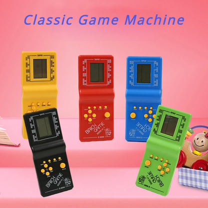 Classic Handheld Game Machine Brick Game Kids Games Machine Toy With Game Music Playback