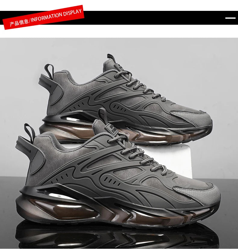 Men Shoes 2026 Casual Walk Air Cushion Marathon Breathable Lightweight Women's Comfortable Athletic Nonskid Sneakers