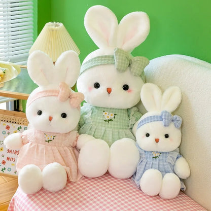 Kawaii Long Ears Plush Rabbit Doll Appeasement Doll 30cm Stuffed Animal Bunny Skirt Bunny Toy Kids